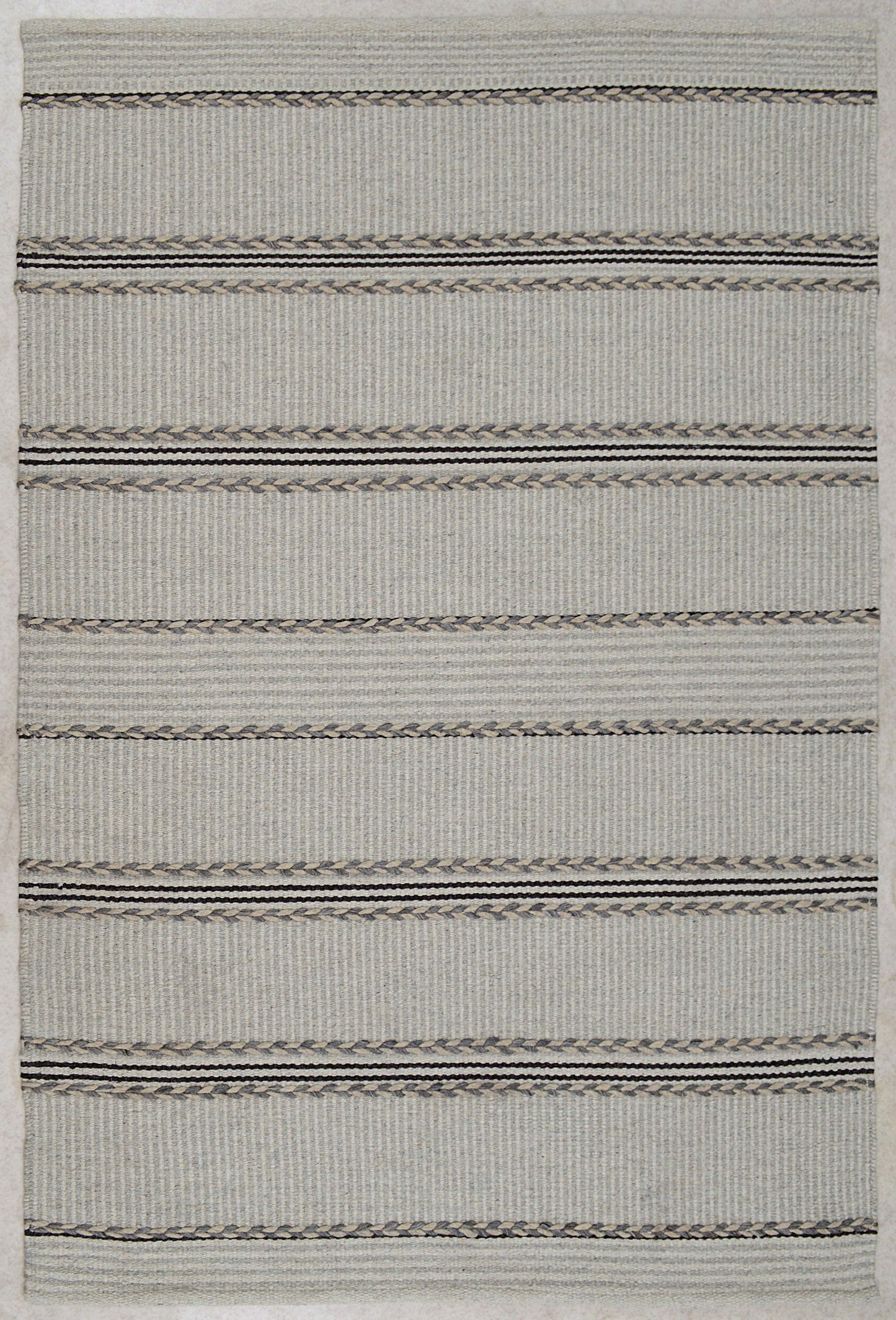 Alfombra de lana trenzada 160x230