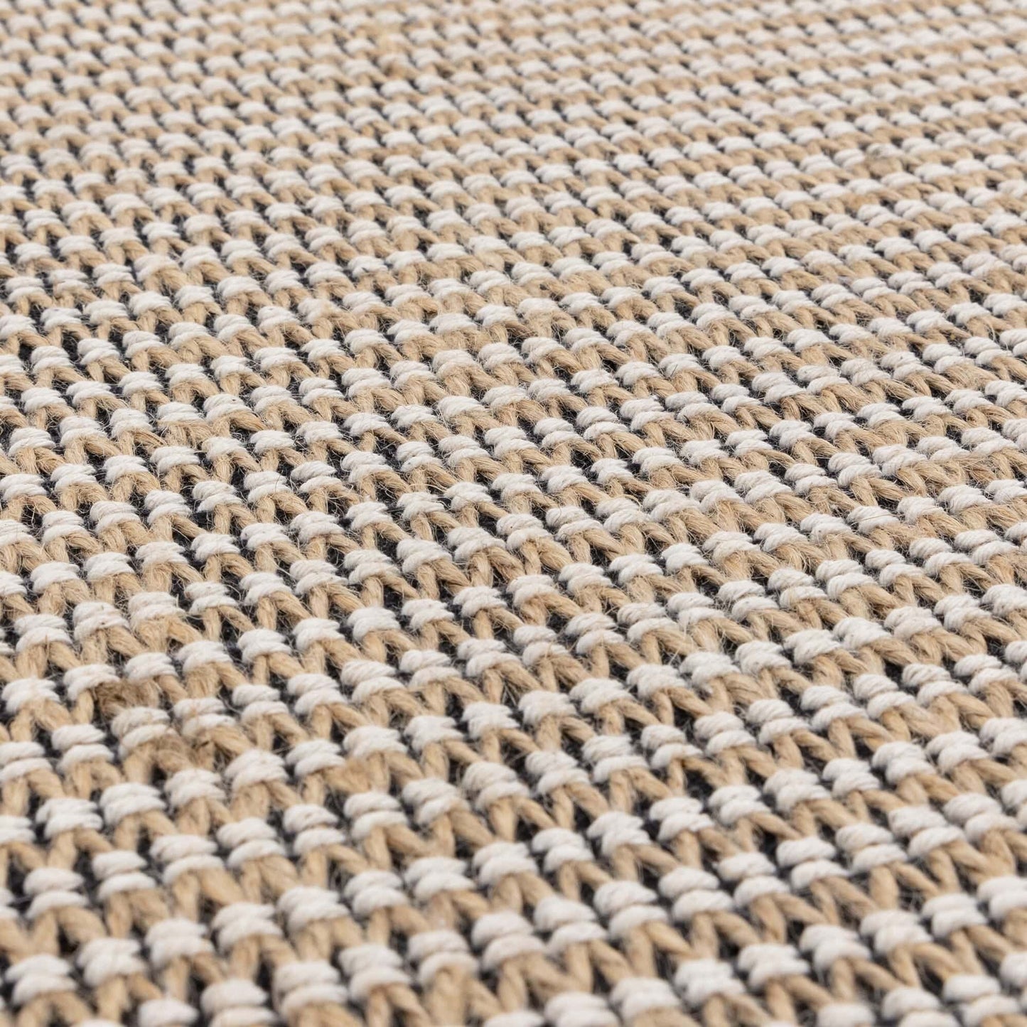 Alfombra de yute y algodón mod. GLOBAL