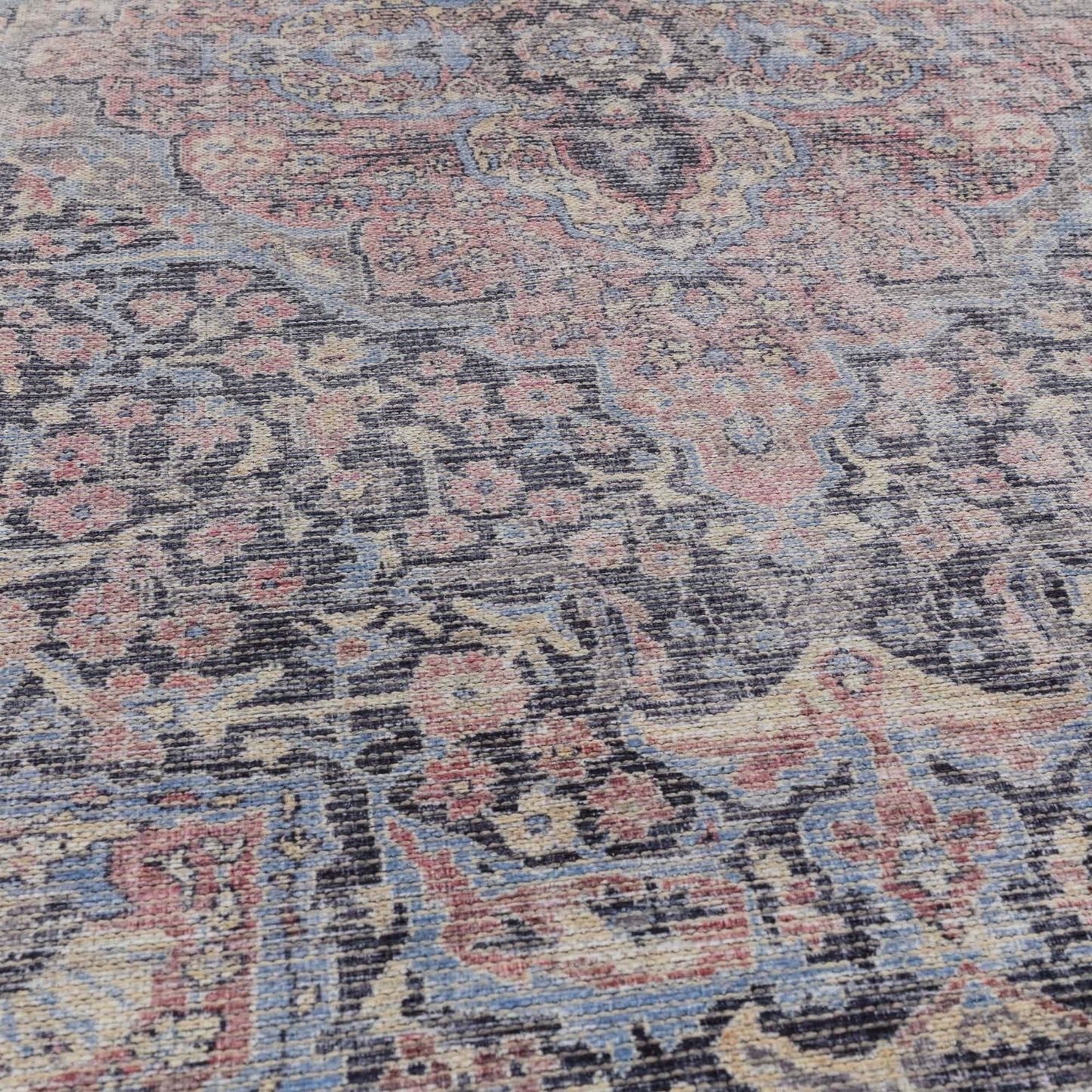 Alfombra de chenille y algodón mod. KAYA