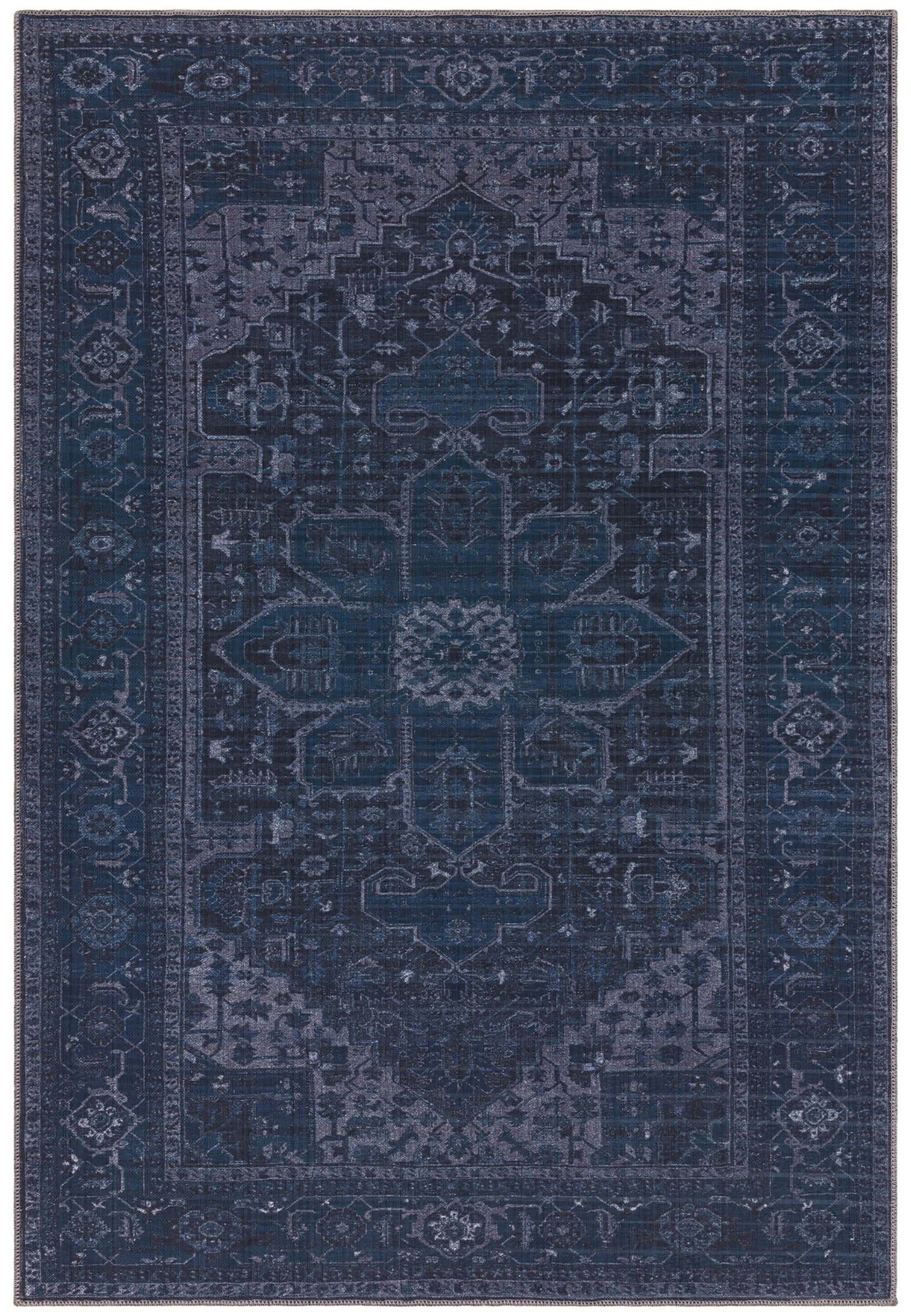 Alfombra de chenille y algodón mod. KAYA
