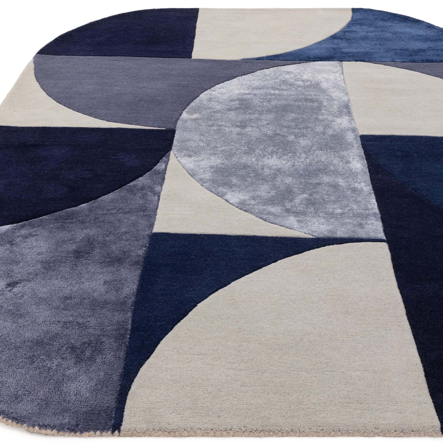 Alfombra de lana mod. MATRIX/OVAL