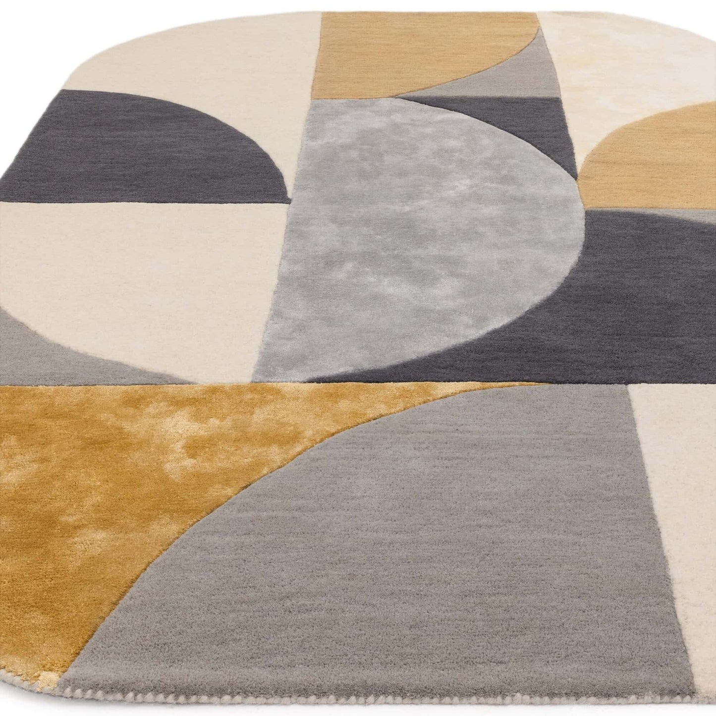 Alfombra de lana mod. MATRIX/OVAL