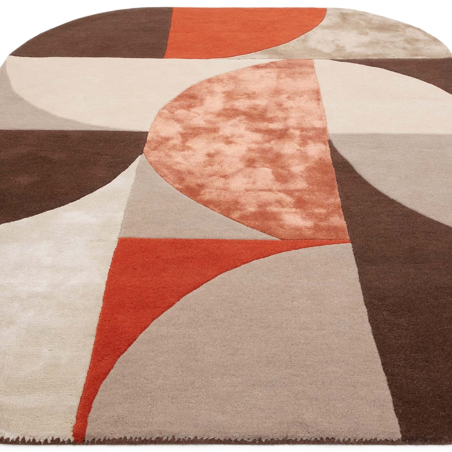 Alfombra de lana mod. MATRIX/OVAL