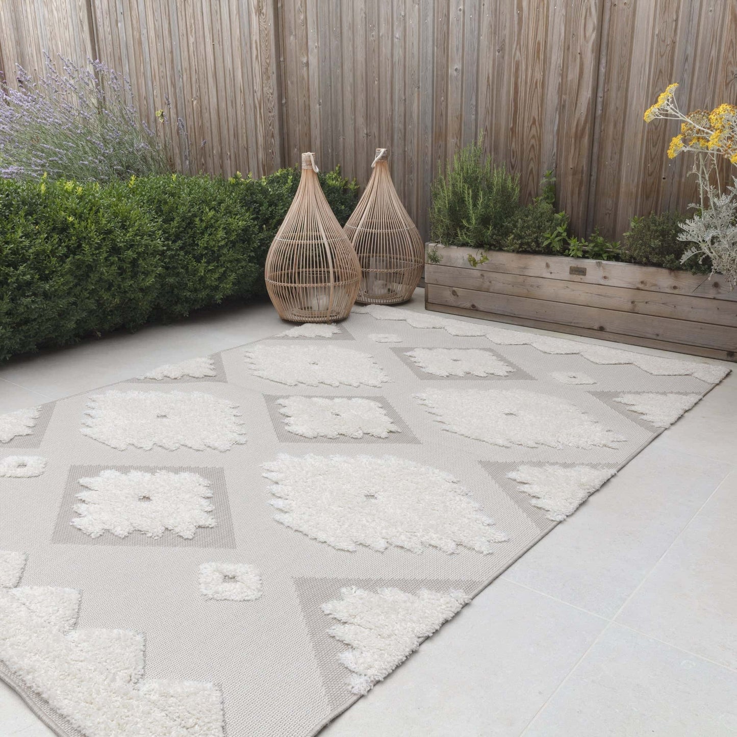Alfombra de polipropileno mod. MONTY TRIBAL
