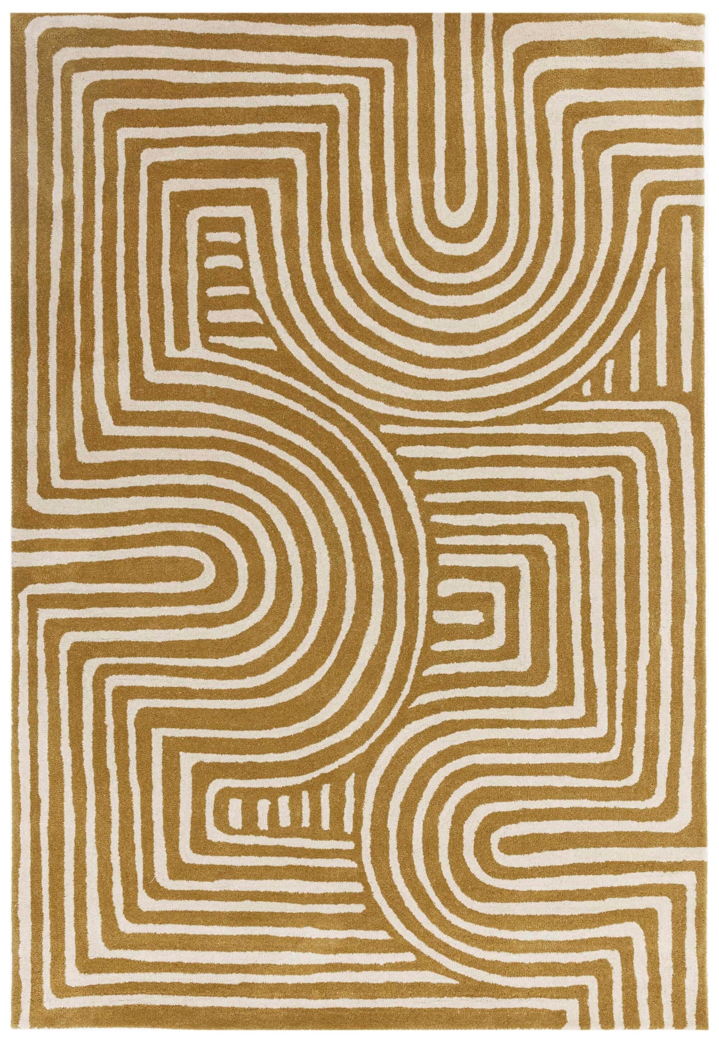 Alfombra de lana mod. REEF/CURVE