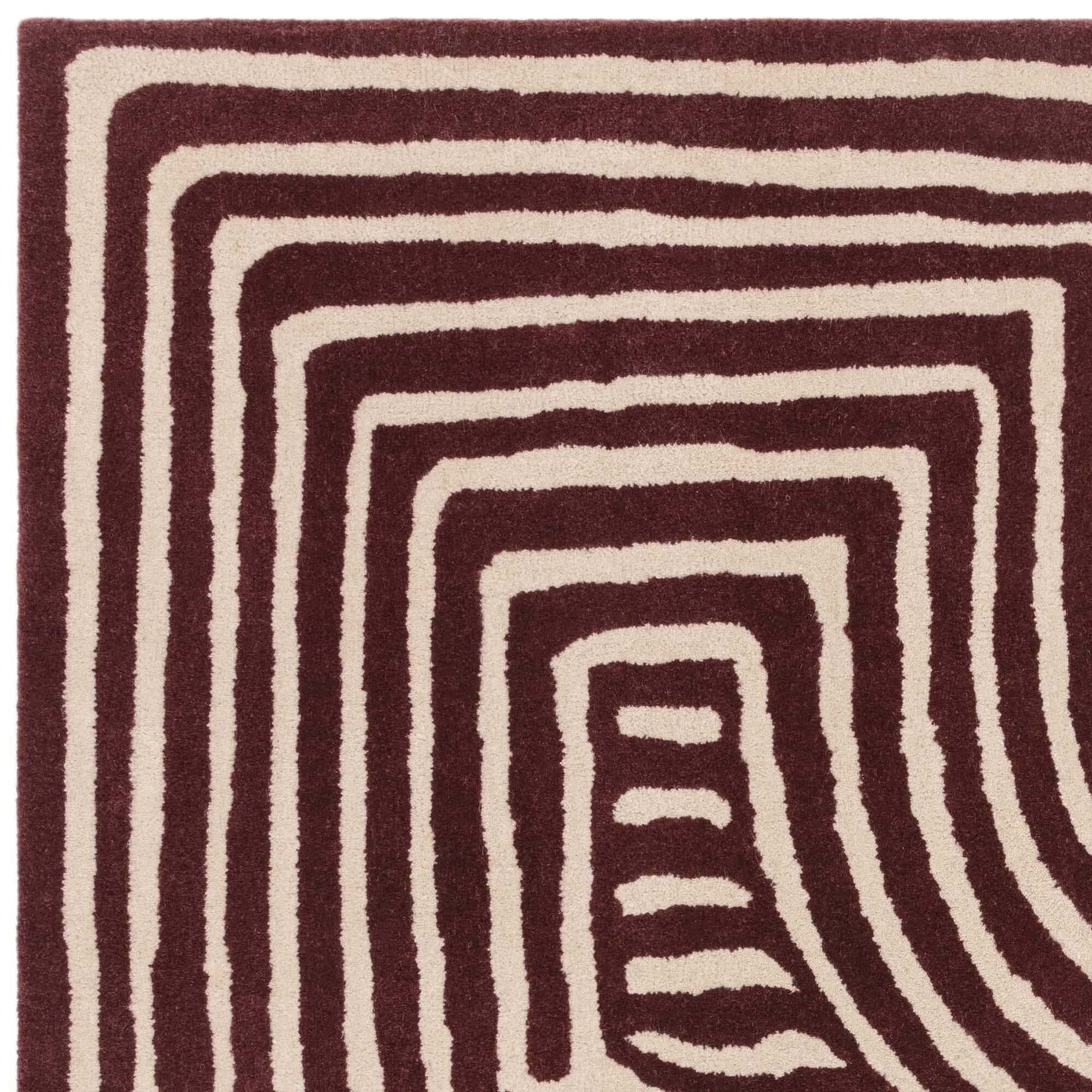 Alfombra de lana mod. REEF/CURVE