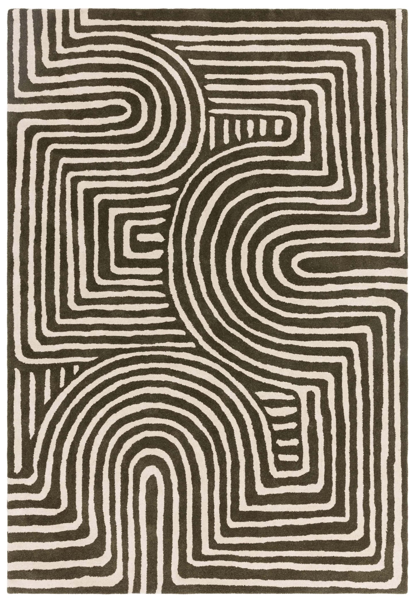 Alfombra de lana mod. REEF/CURVE