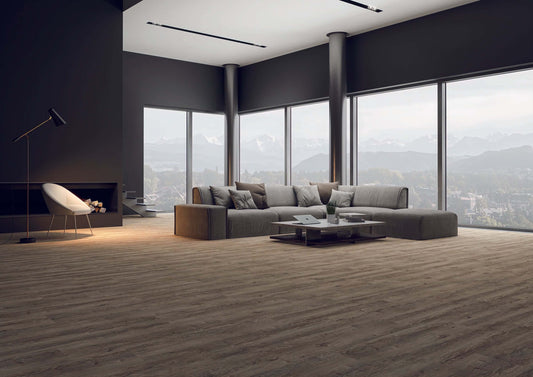 CARA Loseta autoadhesiva de moqueta con diseño de madera