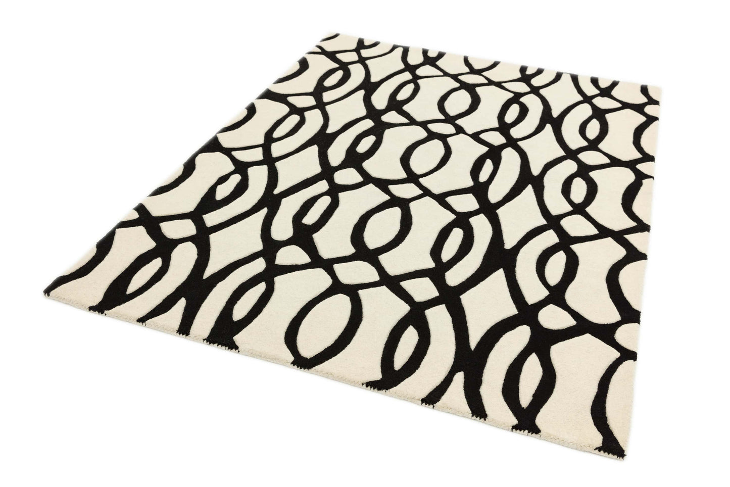 Alfombra de lana mod. MATRIX/WIRE