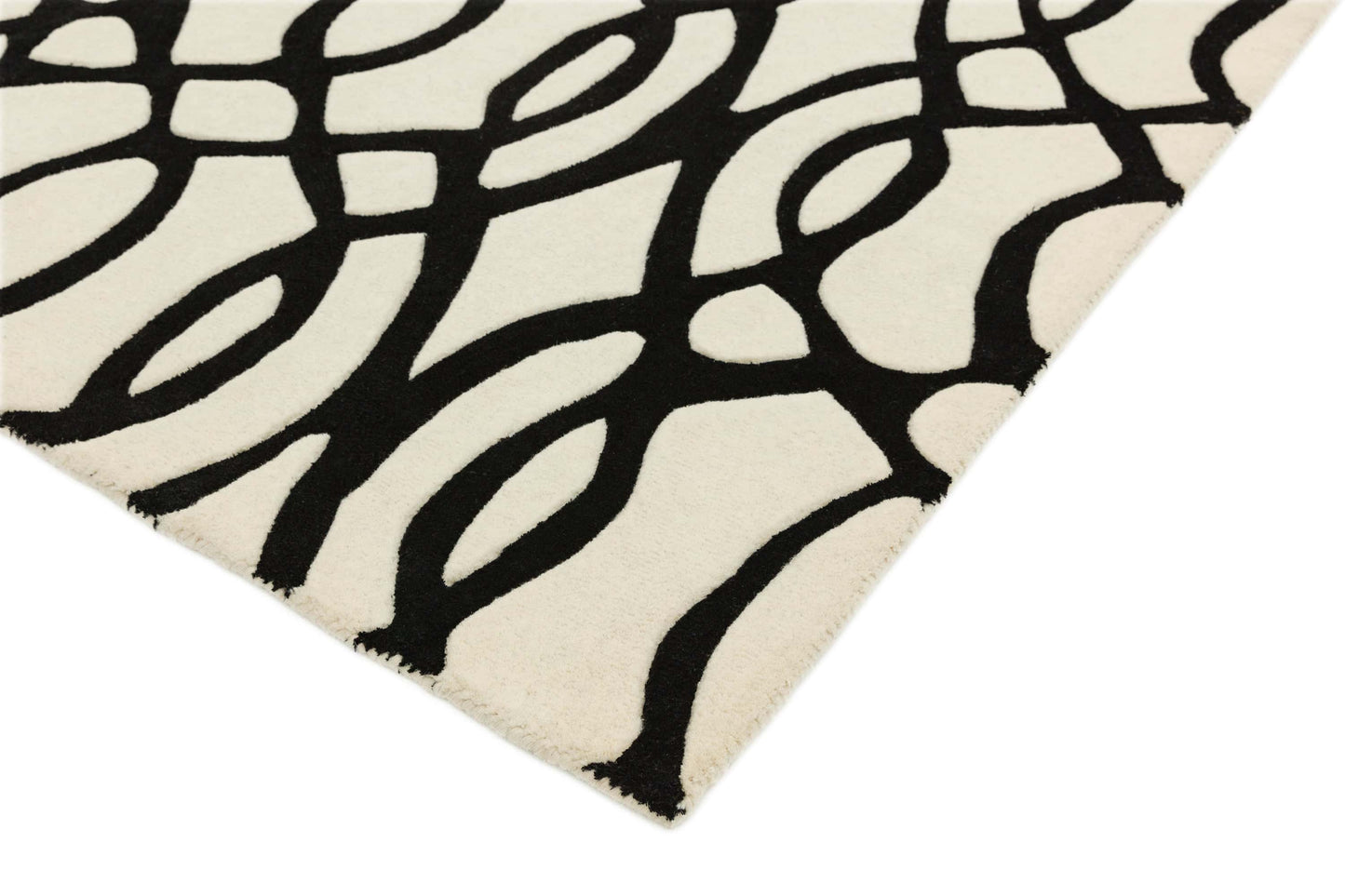 Alfombra de lana mod. MATRIX/WIRE