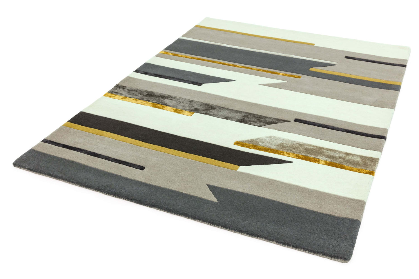Alfombra de lana mod. MATRIX/RHOMBUS
