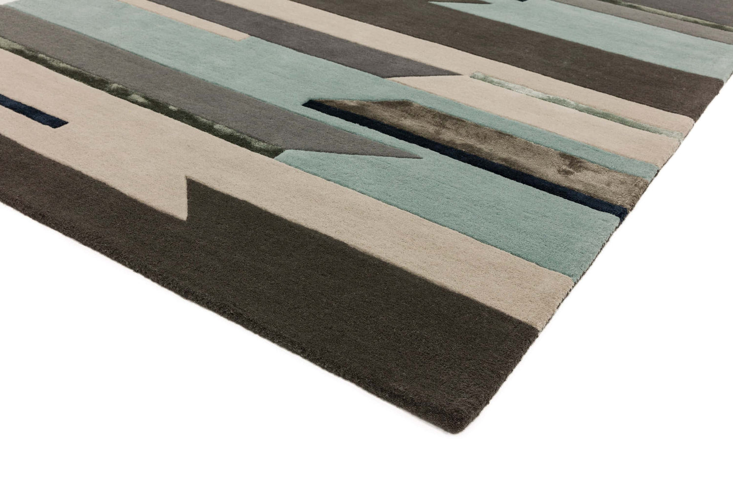 Alfombra de lana mod. MATRIX/RHOMBUS