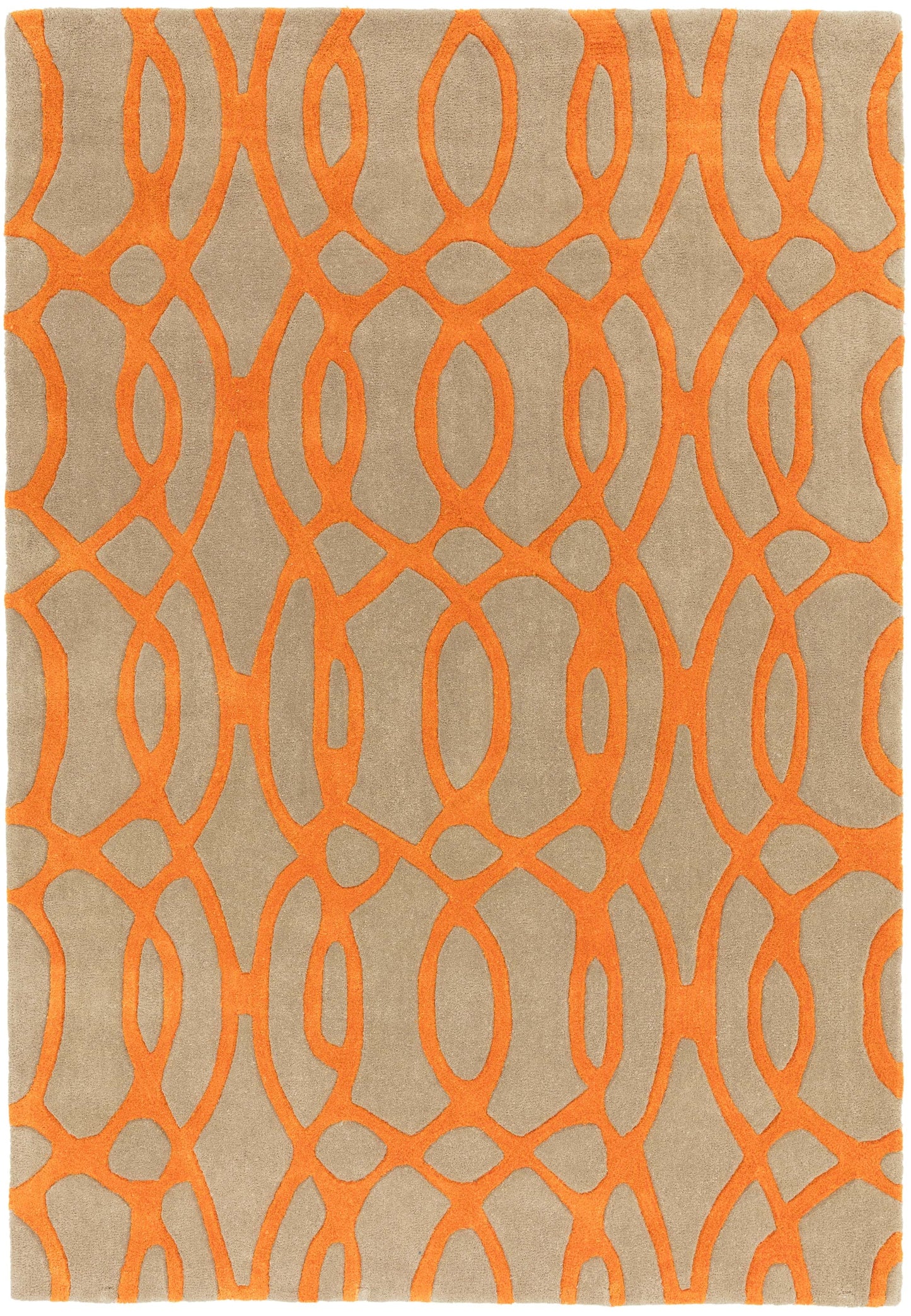 Alfombra de lana mod. MATRIX/WIRE
