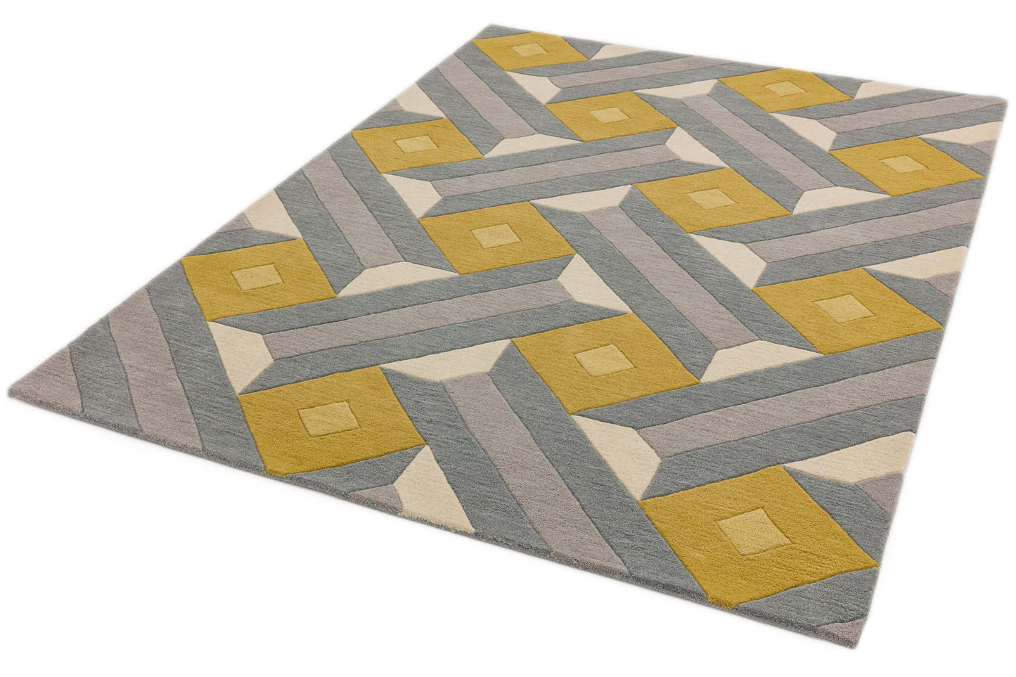 Alfombra de lana mod. REEF/GEO, REEF/MOTIF