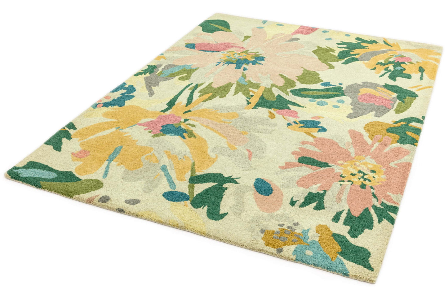 Alfombra de lana mod. REEF/FLORAL