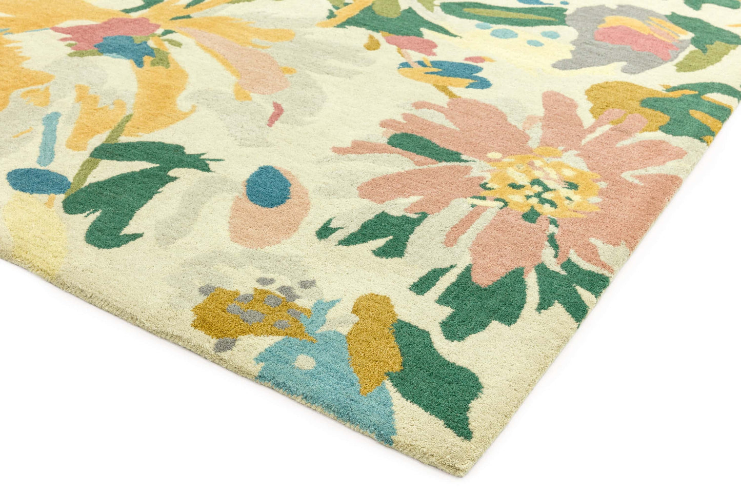 Alfombra de lana mod. REEF/FLORAL