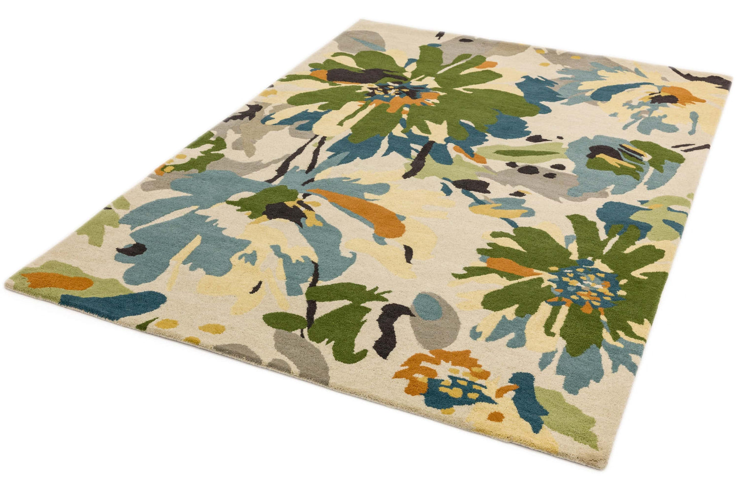 Alfombra de lana mod. REEF/FLORAL