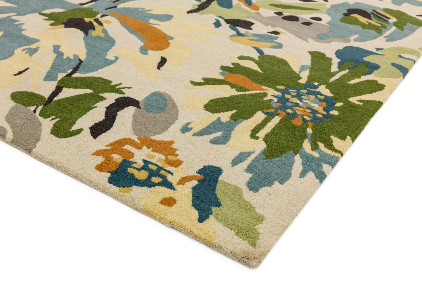 Alfombra de lana mod. REEF/FLORAL