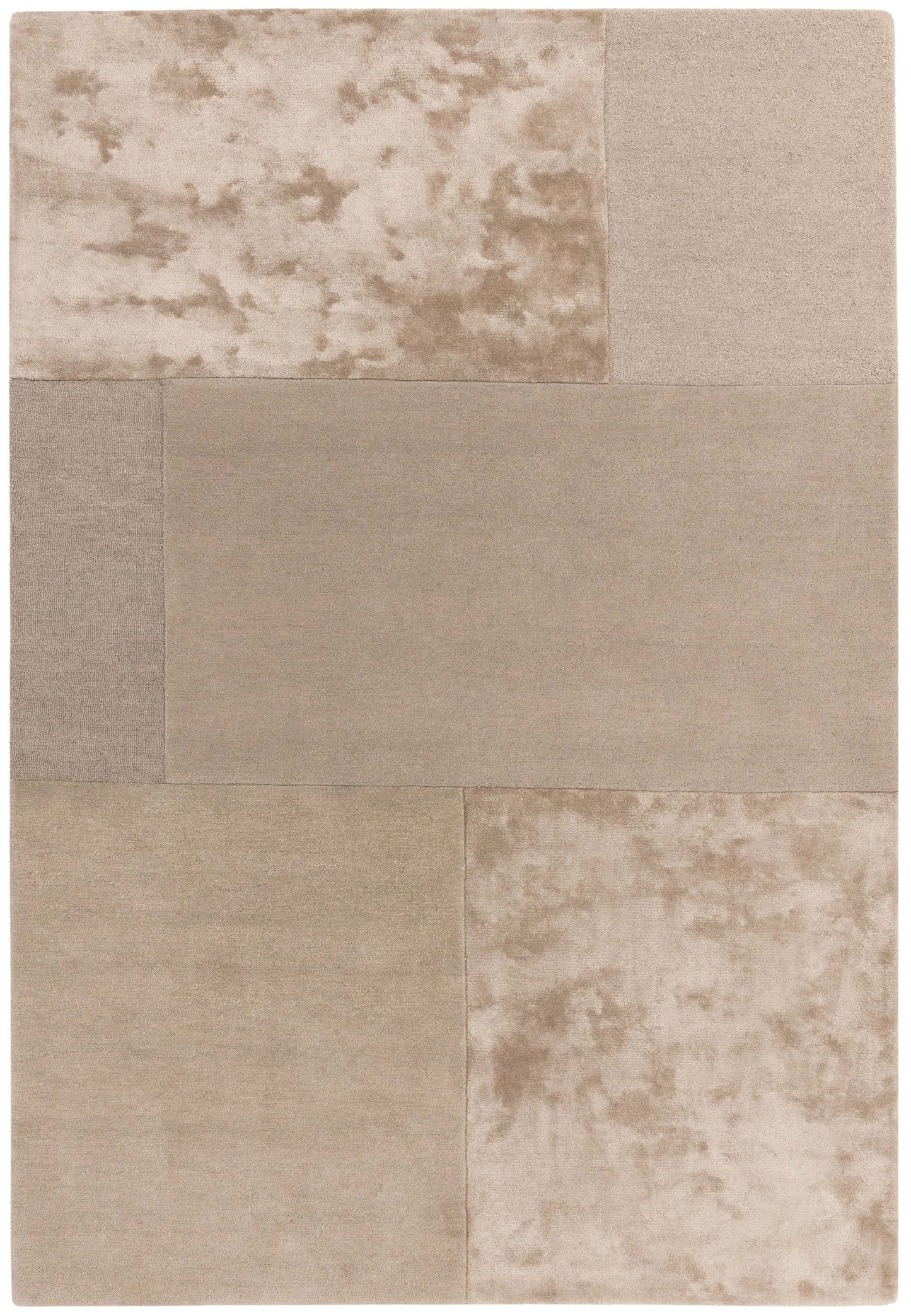 Alfombra de lana y viscosa mod. TATE