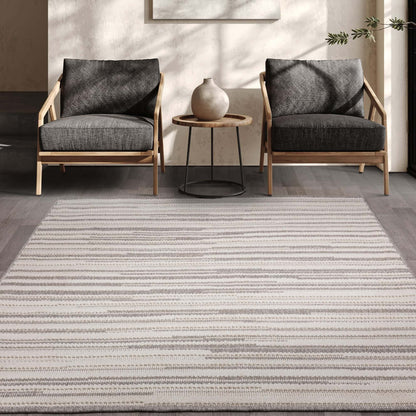 Alfombra de poliéster mod. CAMBER-STRIPE