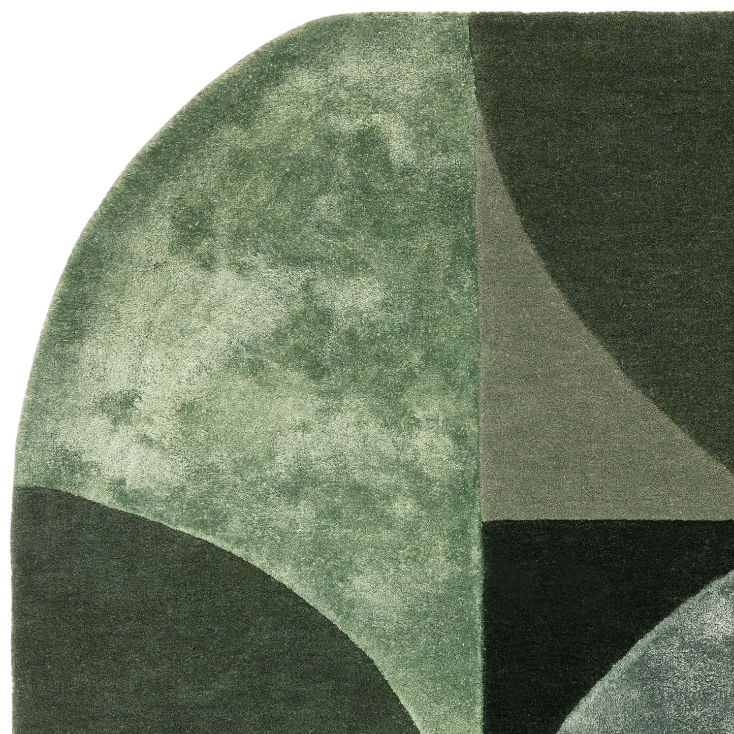Alfombra de lana mod. MATRIX/OVAL