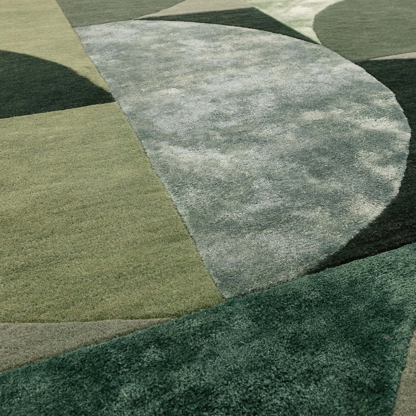 Alfombra de lana mod. MATRIX/OVAL