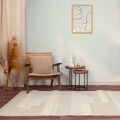 Alfombra de polipropileno mod. MONTY GEOMETRIC
