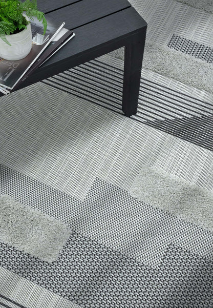 Alfombra de polipropileno mod. MONTY GEOMETRIC