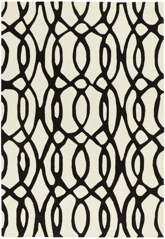 Alfombra de lana mod. MATRIX/WIRE