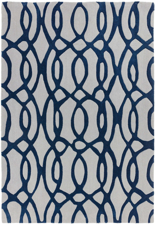 Alfombra de lana mod. MATRIX/WIRE