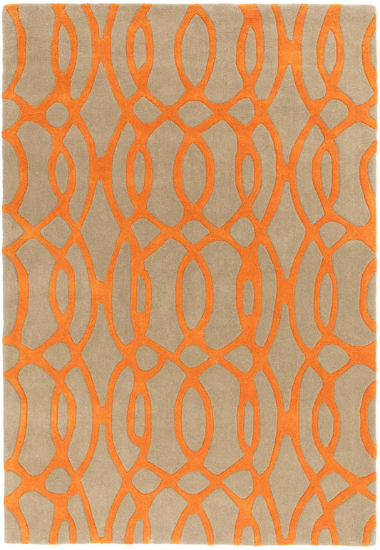 Alfombra de lana mod. MATRIX/WIRE