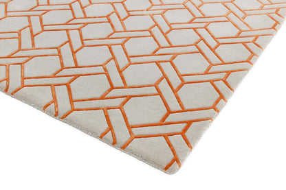 Alfombra de lana y viscosa mod. NEXUS