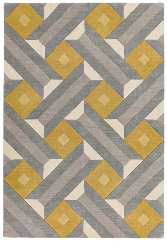 Alfombra de lana mod. REEF/GEO, REEF/MOTIF