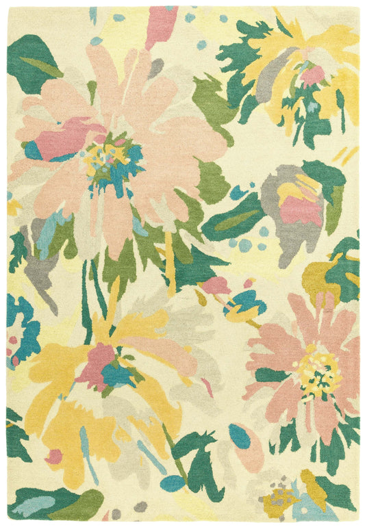 Alfombra de lana mod. REEF/FLORAL