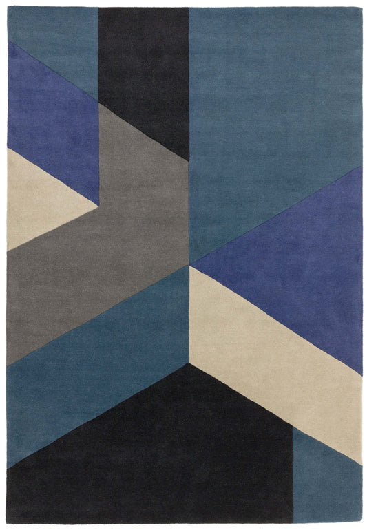 Alfombra de lana mod. REEF/GEO, REEF/MOTIF