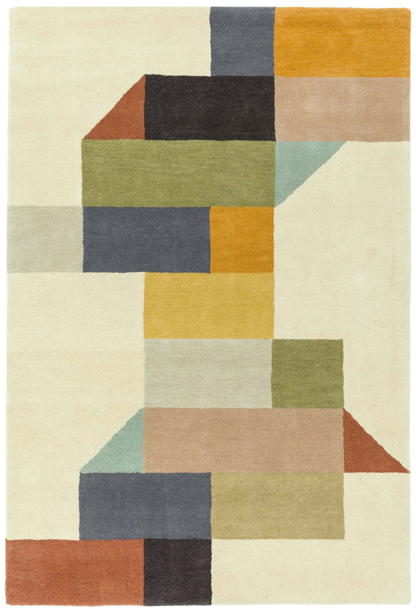 Alfombra de lana mod. REEF/TRIANGLE, REEF/ABSTRACT, REFF/MODERN, REEF/BLOCKS