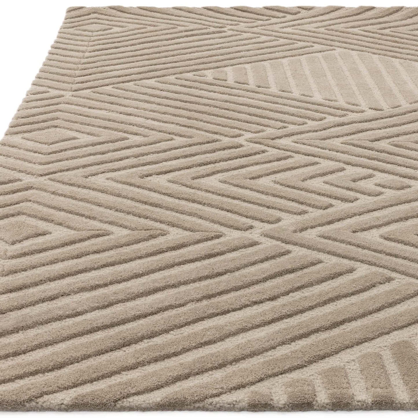 Alfombra de lana mod. HAGUE/NATURAL