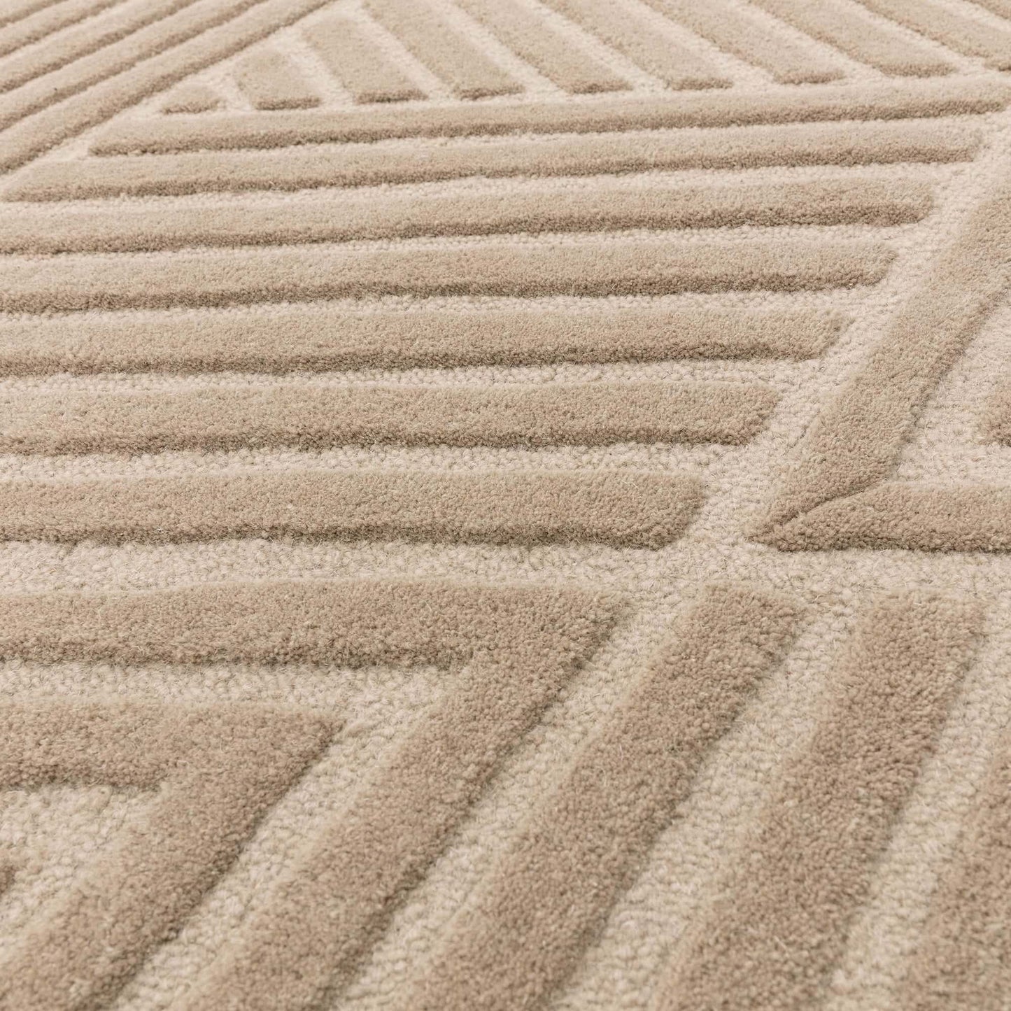 Alfombra de lana mod. HAGUE/NATURAL