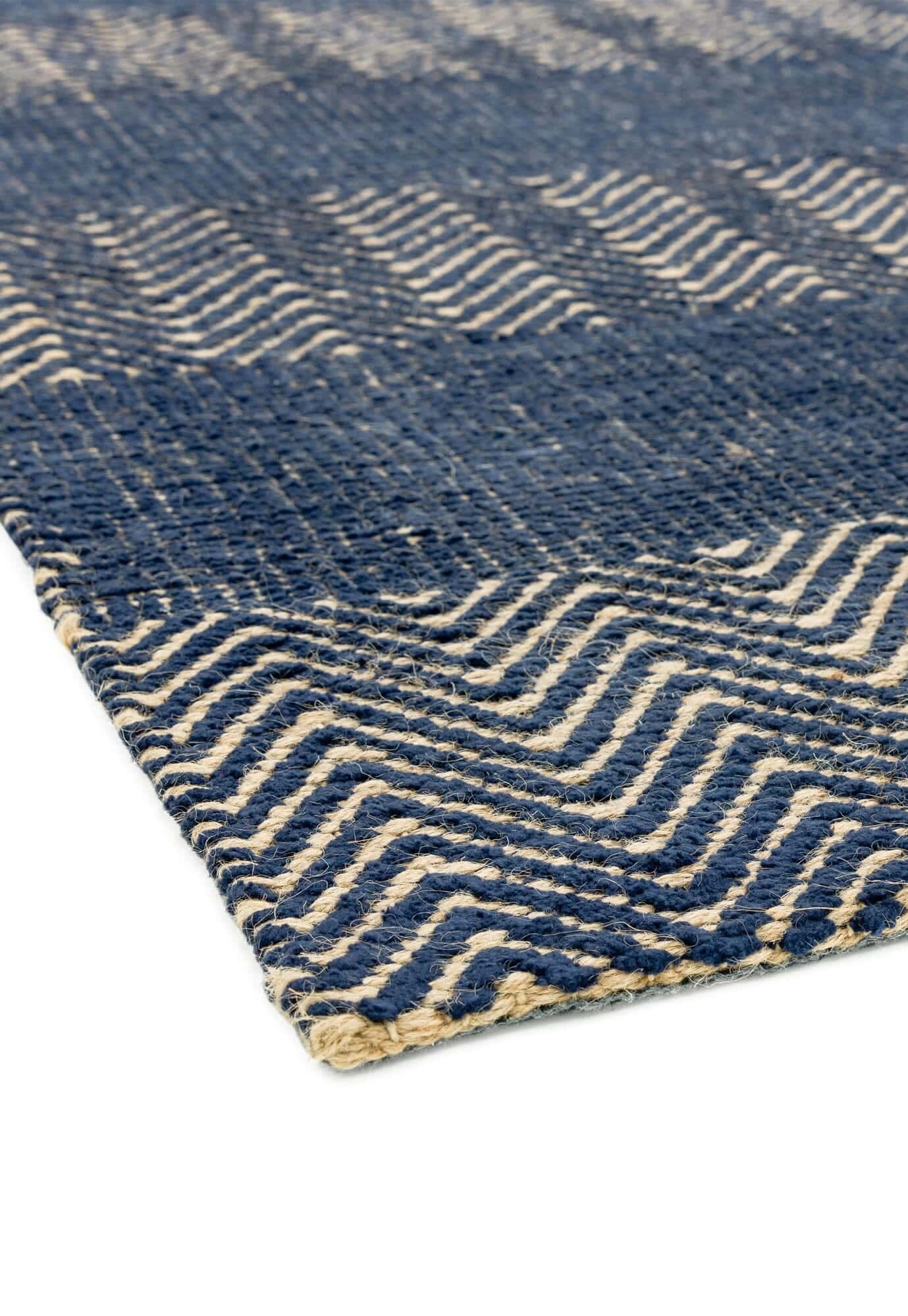 Alfombra de yute y algodón mod. IVES